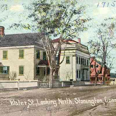 Water Street looking north, Stonington CT