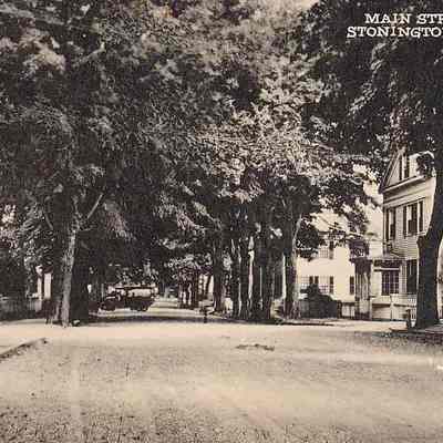 Main and Church Streets looking north, Stonington CT