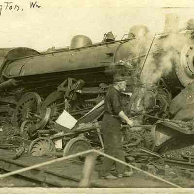 Train wreck, Stonington CT