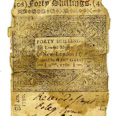 40 Shillings - New London
