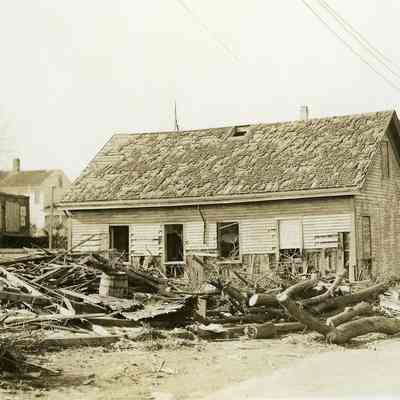 Damaged houses