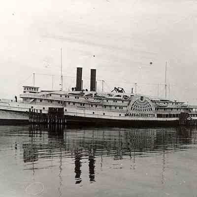 Steamer MASSACHUSETTS at dock