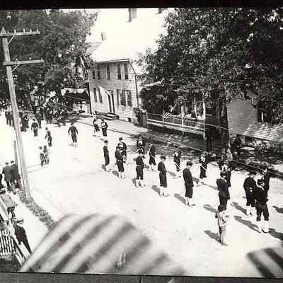Elm and Cliff Streets during Firemen's Parade