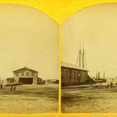 Railroads at Town Dock, Stonington CT