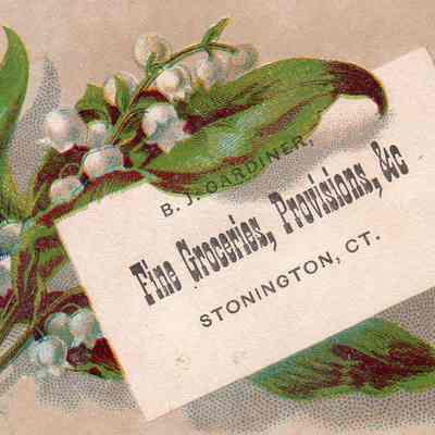 B.J. Gardiner Trade Card