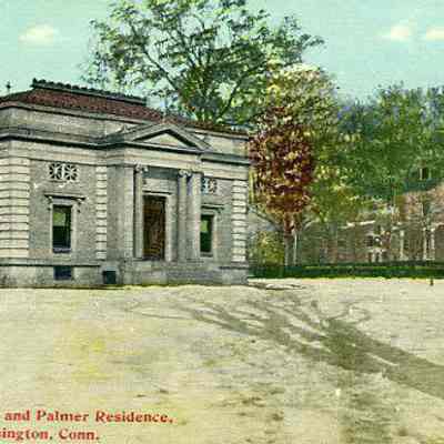 Free Library and Palmer Residence, Stonington CT