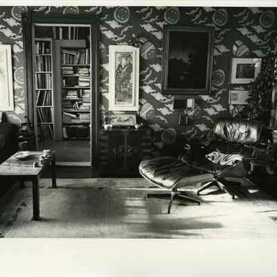 Sitting area of James Merrill