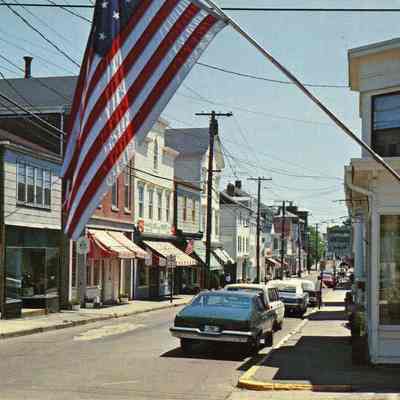 Water Street looking south, Stonington CT