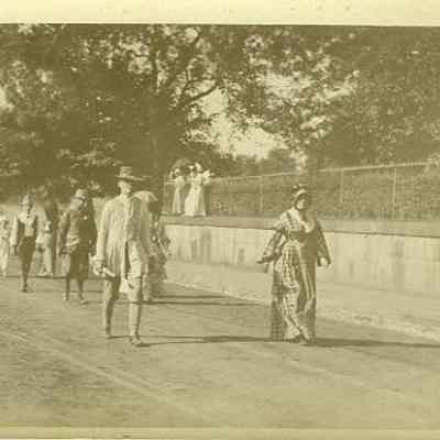 Postcards of the Stonington Historical Society collection - 1814 Centennial Celebration and Parade