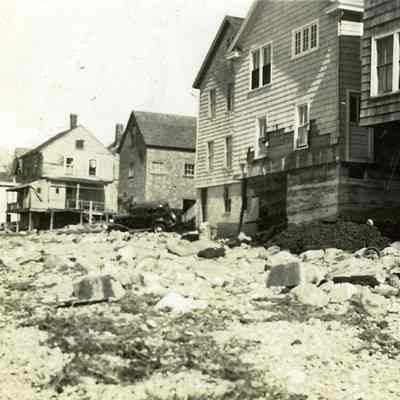 Damaged houses