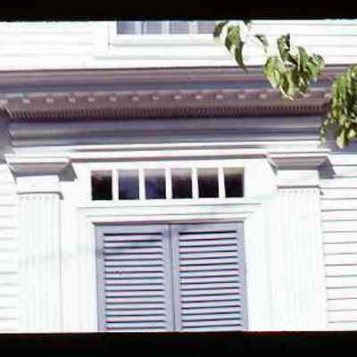 Detail over door