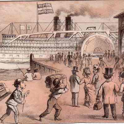 Illustration, Providence Steamship Line