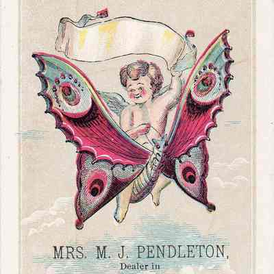 Mrs. M. J. Pendleton Trade Card