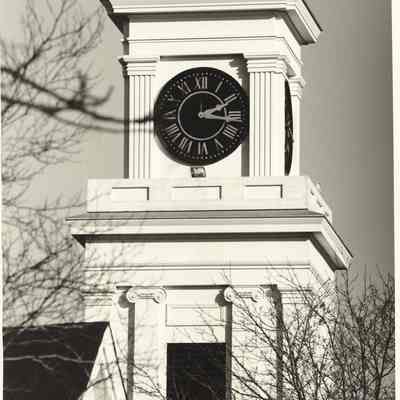 Close up of Clock Tower, Congregational Church