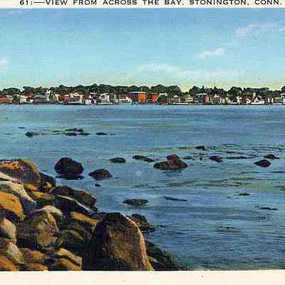 View from Across the Bay, Stonington CT