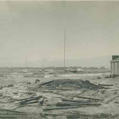 Town Dock with boats in harbor