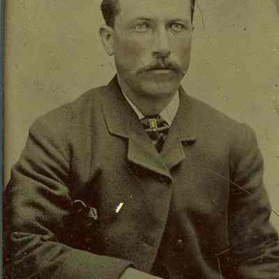 Unknown man with mustache and light hair
