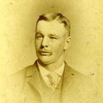 Unknown man with mustache - head and shoulders, light haired