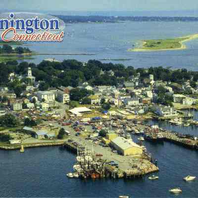 Aerial view of Stonington CT