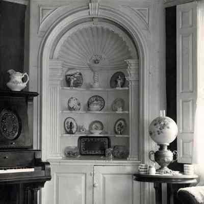 Corner cupboard, Stanton Davis Homestead