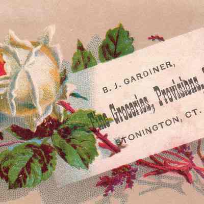 B.J. Gardiner Trade Card