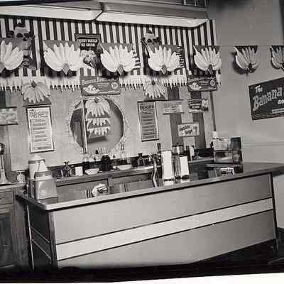 Soda fountain in pharmacy