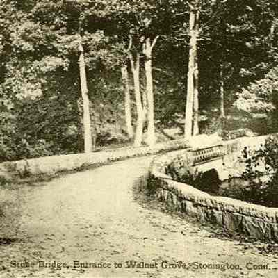 Stone Bridge, Entrance to Walnut Grove, Stonington CT