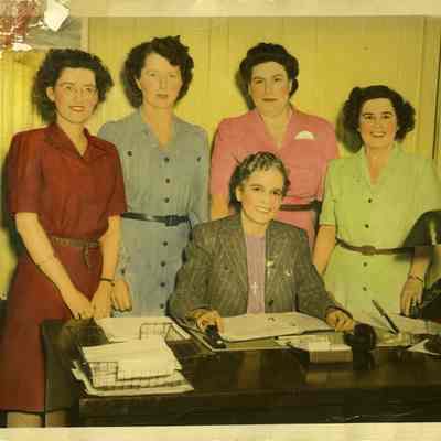 Five women in office during World War II in Stonington CT