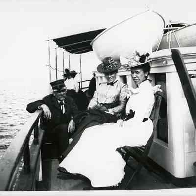 Capt. Joe Ripley, Martha Ripley, Mabel Ripley