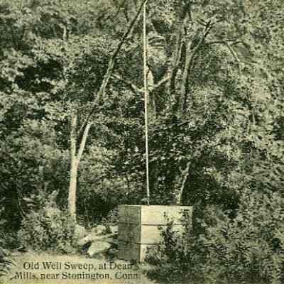 Old Well Sweep at Dean's Mills, near Stonington CT
