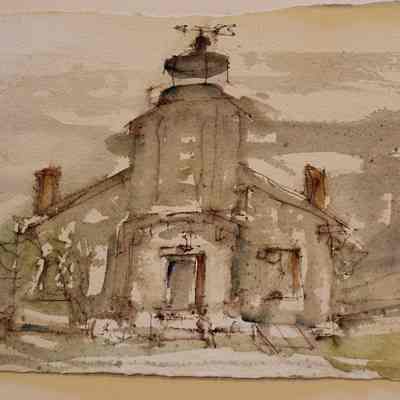 Lighthouse Watercolor