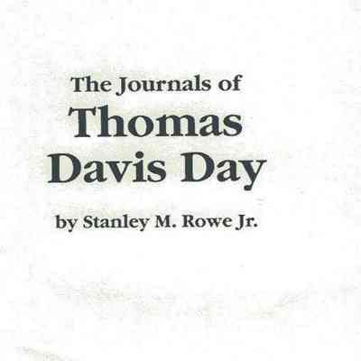 The Journals of Thomas Davis Day