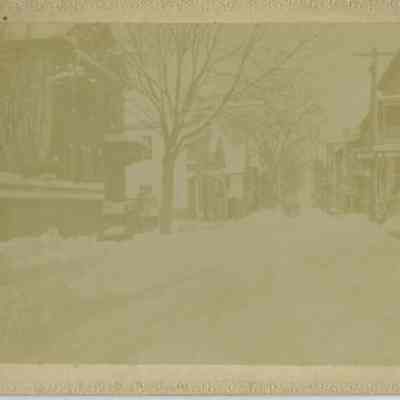 Water Street in the snow