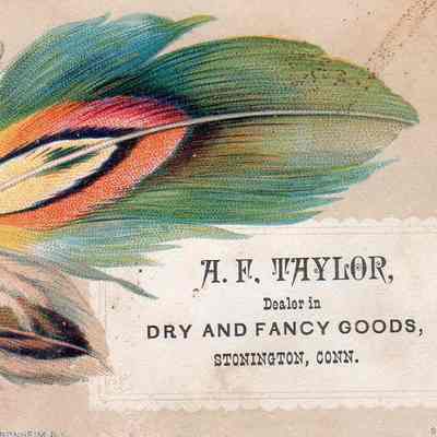 A.F. Taylor Trade Card