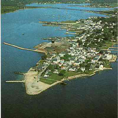 Aerial view of Stonington CT