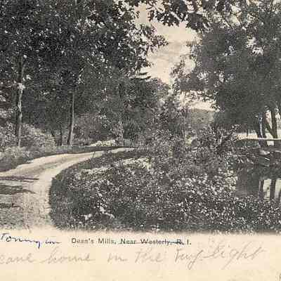 Dean's Mill, near Westerly RI (crossed out Stonington entered)