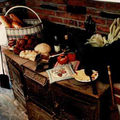 Cast Iron Stove, Palmer House Kitchen