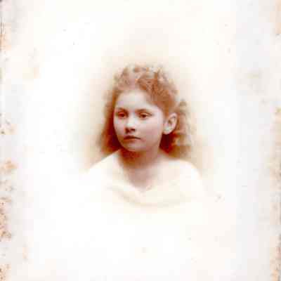 Opalotype of Young Girl