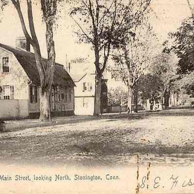 Main Street looking north from Union Street, Stonington CT