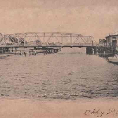"New Drawbridge, Mystic, Conn."