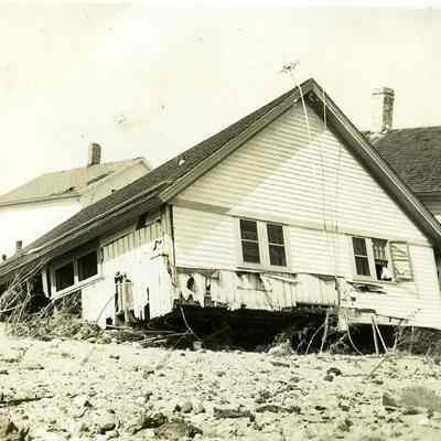 Destroyed house
