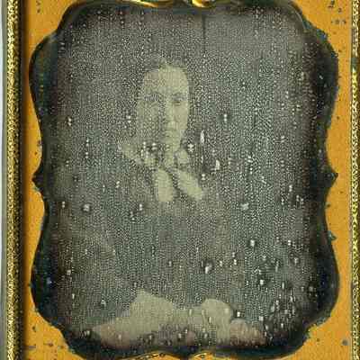 Unidentified seated woman