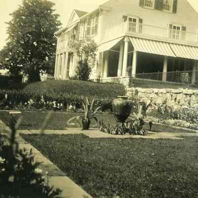 View from garden of "The Hill"