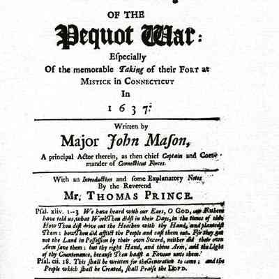 A Brief History of the Pequot War