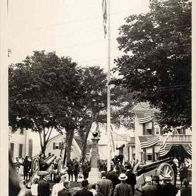 Flag Raising at Cannon Square, August 1914