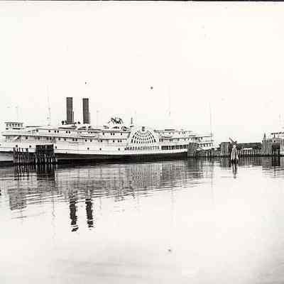 Steamer MASSACHUSETTS at dock