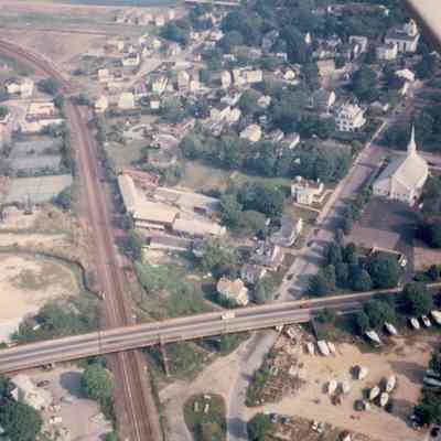 Aerial view of Stonington Lumber Company