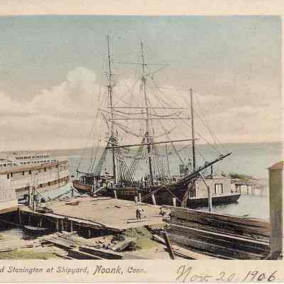The old Stonington at Shipyard, Noank, conn.