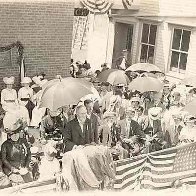 Unveiling of Tablet/Plaque, Atwood Machine Co., Water Street, Stonington CT