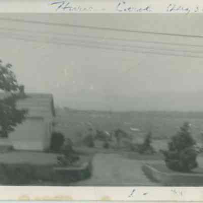 During Hurricane Carol, 1954
